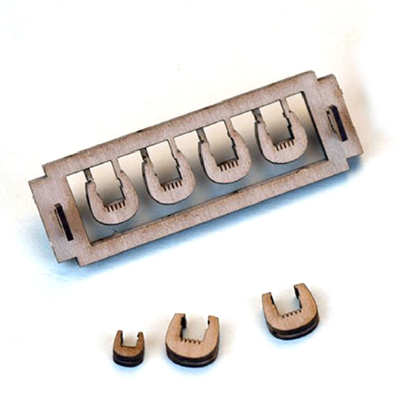 オープンハートブロック　7.5ｍｍ (4セット）の画像