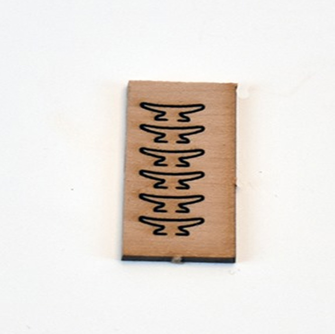 6ｍｍクリート（6コ）厚さ1.5ｍｍの画像