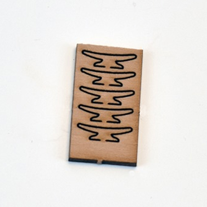 10ｍｍクリート(5コ）厚さ1.5ｍｍの画像