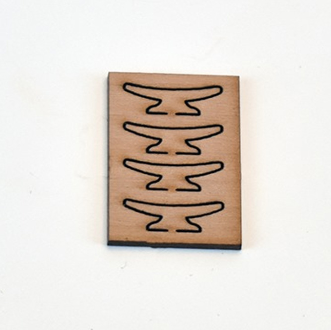 14.5ｍｍクリート(4コ）厚さ1.5ｍｍの画像