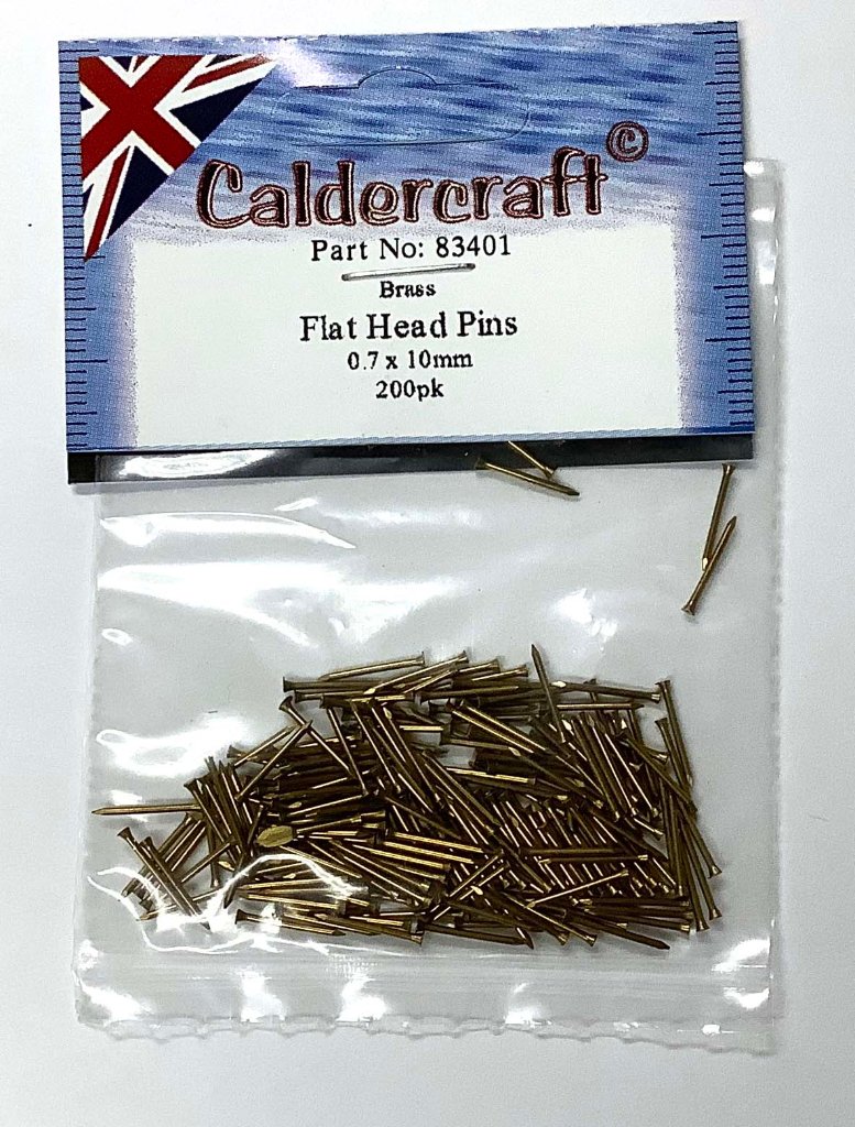 ●真鍮釘10ｍｍ（フラットヘッド）の画像