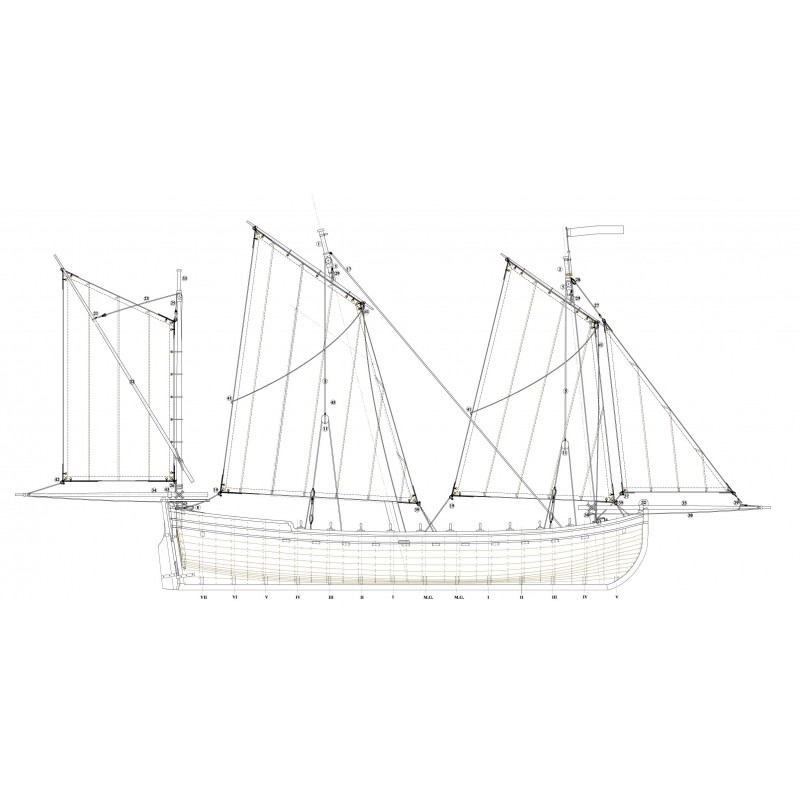 モノグラフィー:LongBoat1680-1780（艦載ボート）英語版画像