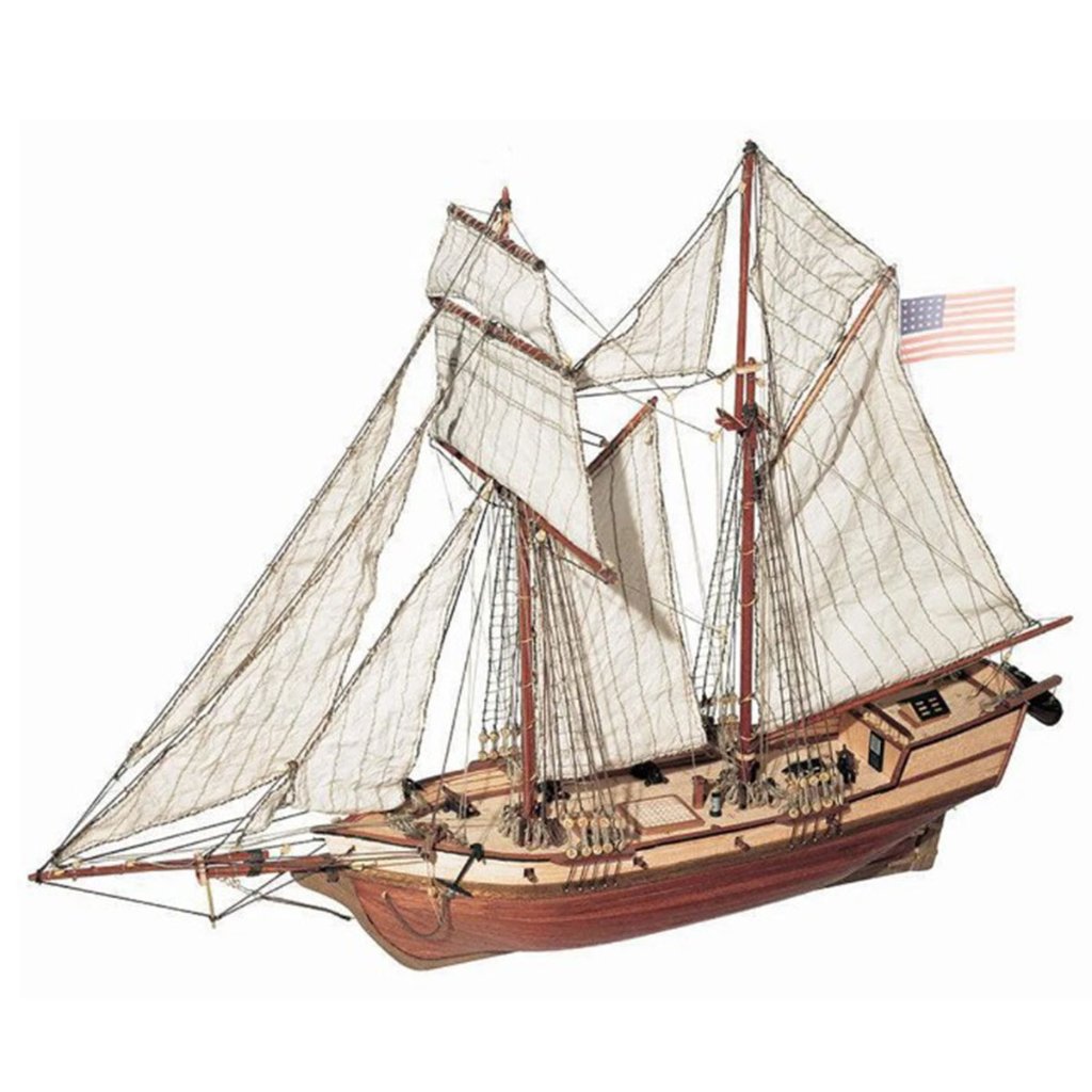 輸入木製帆船模型キット アークレー ＯＣ13004 HMS リベンジ 和訳付属