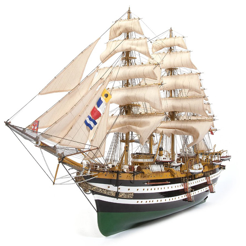 木製帆船模型キット アメリゴベスプッチ
