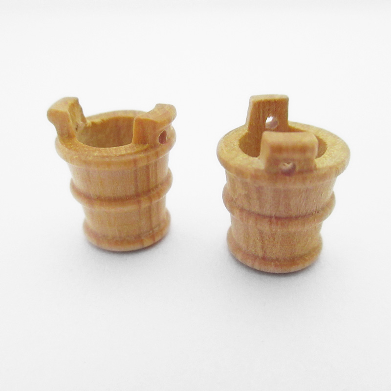 木製バケツ（柘植2個）12mm画像