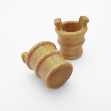 木製バケツ（柘植2個）12mm画像