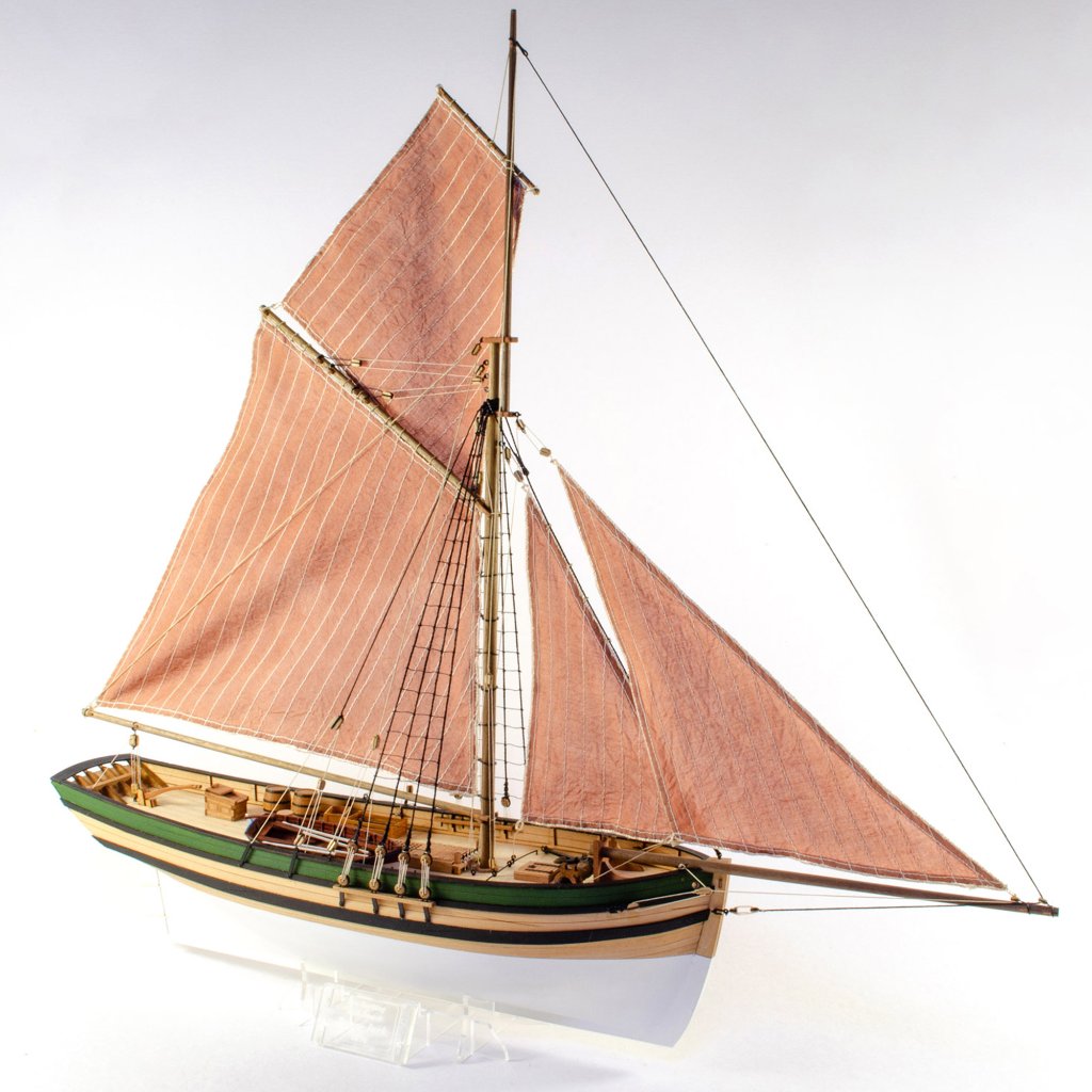 新作モデル ☆Nidaleモデル スケール 1/35 すべて木製フレーム 帆 