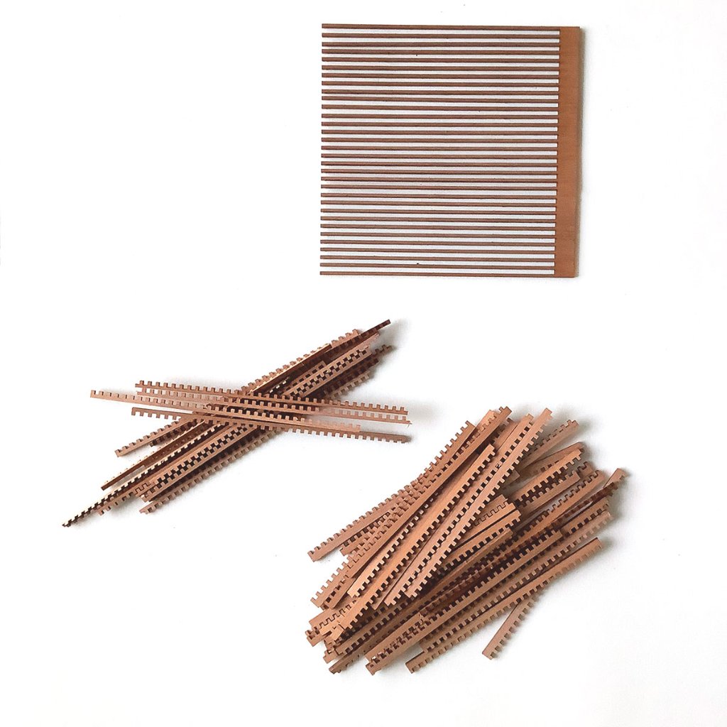 グレーティング 62mm：ピッチ1ｍｍ　1セットの画像