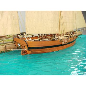 プリマス港　1779 scale:1/72（ペーパークラフト）の画像