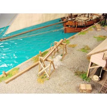 プリマス港　1779 scale:1/72（ペーパークラフト）の画像