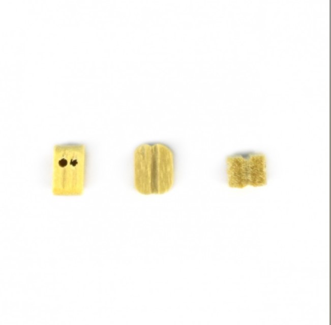 ダブルブロック(柘植）4ｍｍ(18コ)の画像