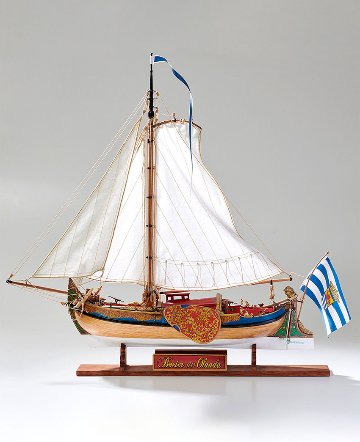 木製帆船模型キット オランダのヨット（BOEIER：マキシミリアン