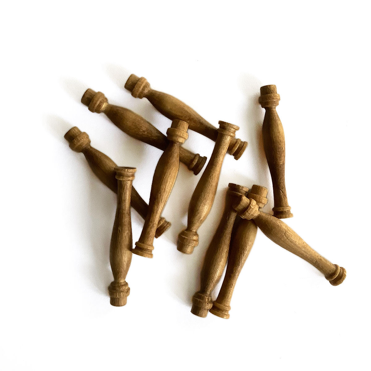 ●支柱(ウオールナット)タカサ29mm（1セット10）の画像