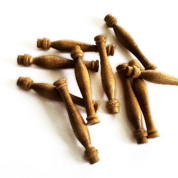 ●支柱(ウオールナット)タカサ29mm（1セット10）の画像