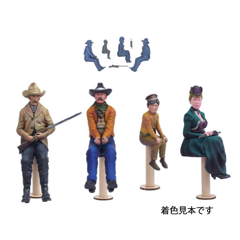 駅馬車（改訂版）フィギュア / 1セット（4）の画像