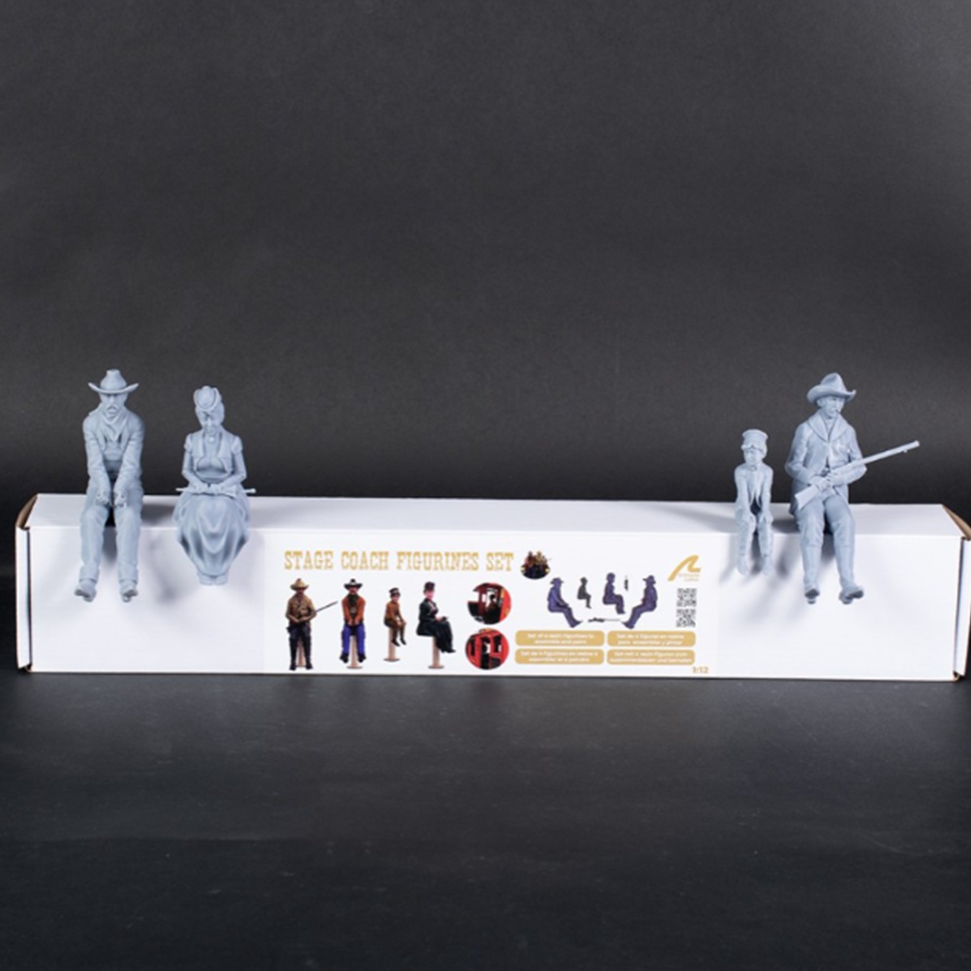 駅馬車（改訂版）フィギュア / 1セット（4）の画像