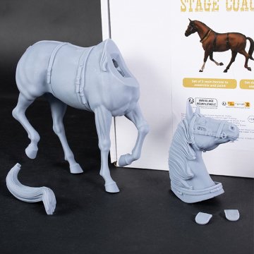 駅馬車（改訂版）馬フィギュア / 1セット（2）の画像