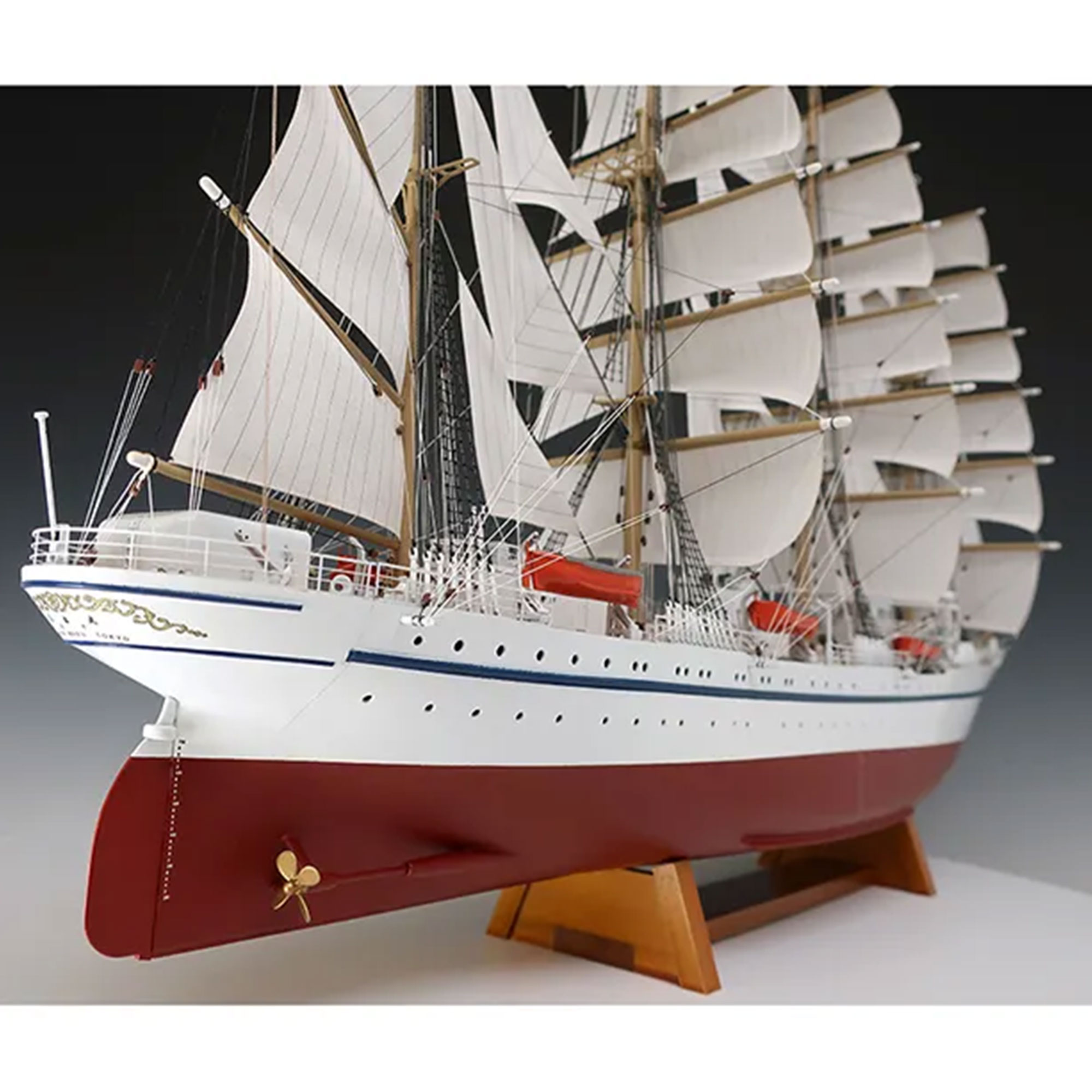 日本丸（帆付）1/160の画像