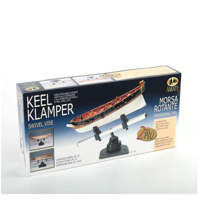 帆船模型製作台キールクランパー画像