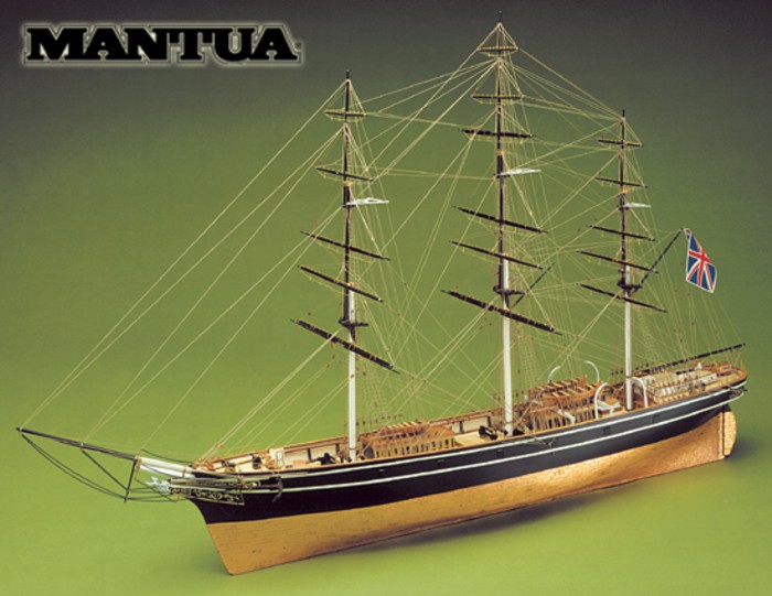 木製帆船模型キット カティサーク