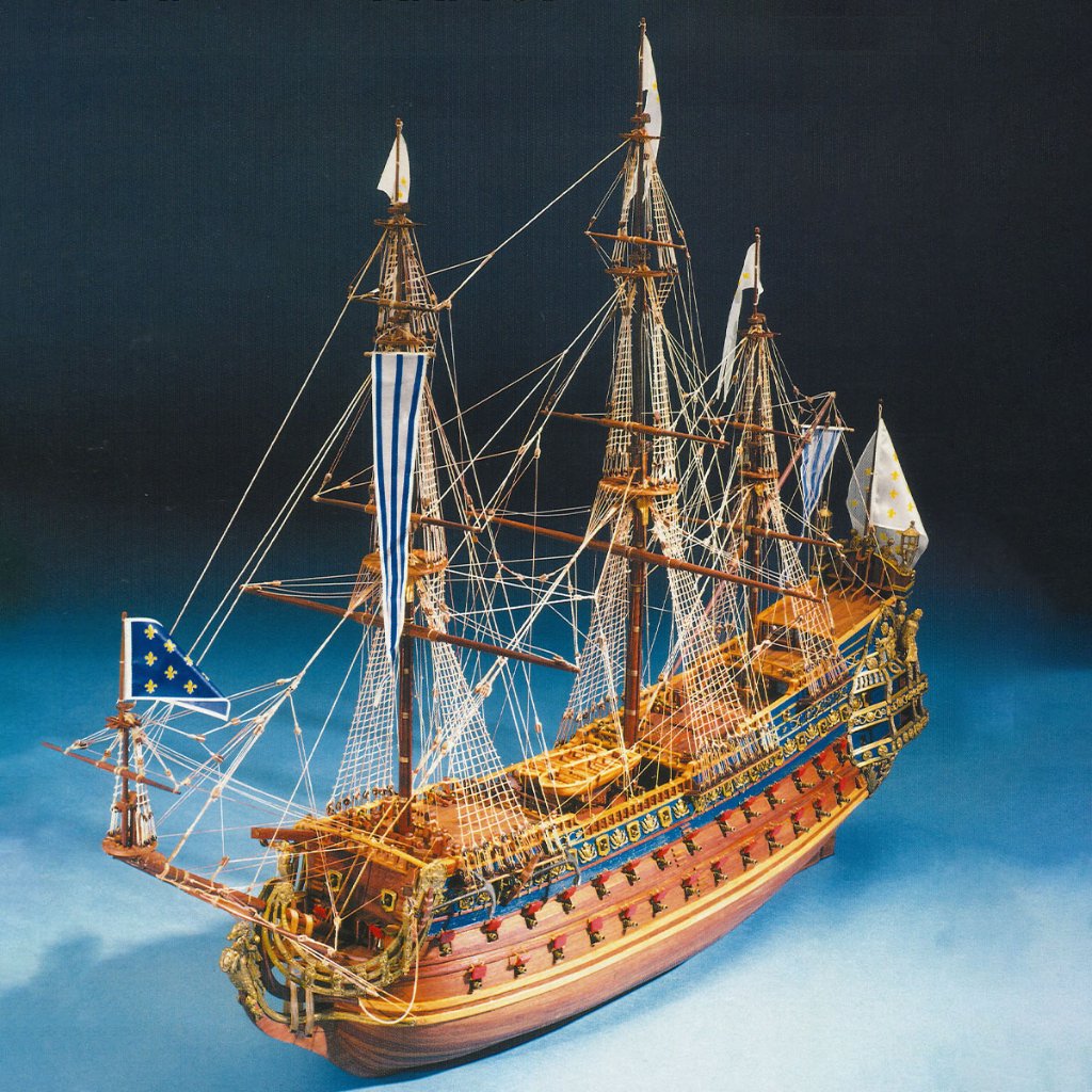 木製帆船模型キット ソレイユ ロイヤル