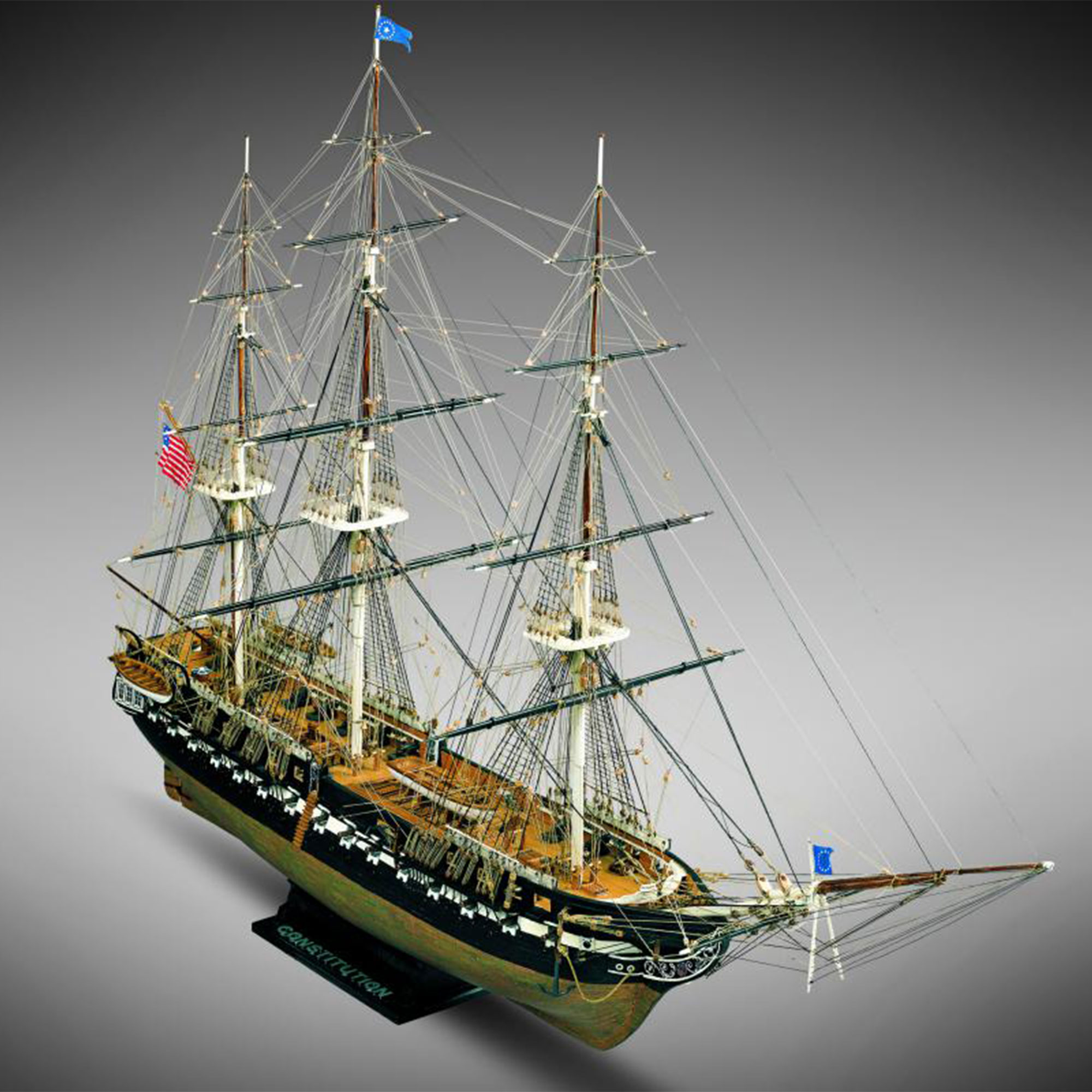 木製帆船模型キット コンスティテューション