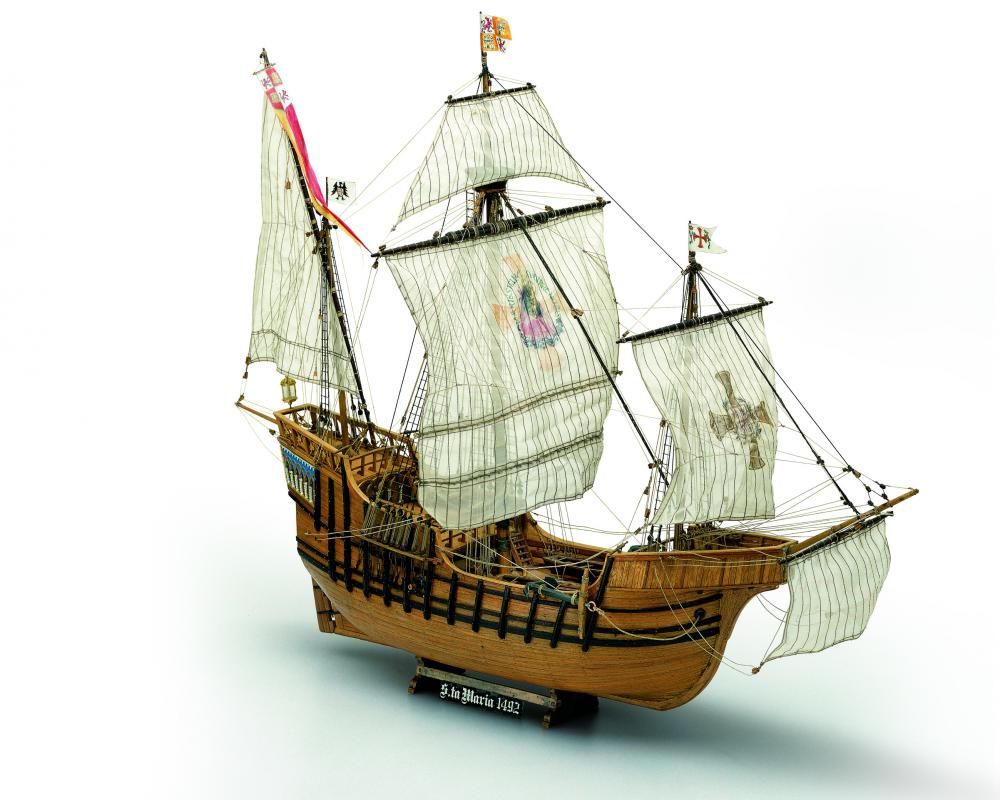 木製帆船模型キット サンタマリア