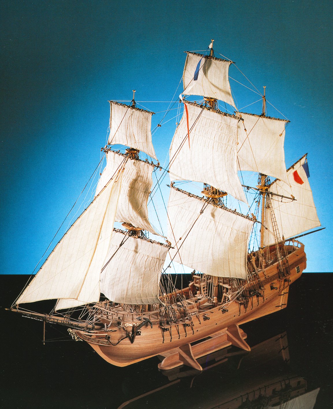 木製帆船模型キット トナン