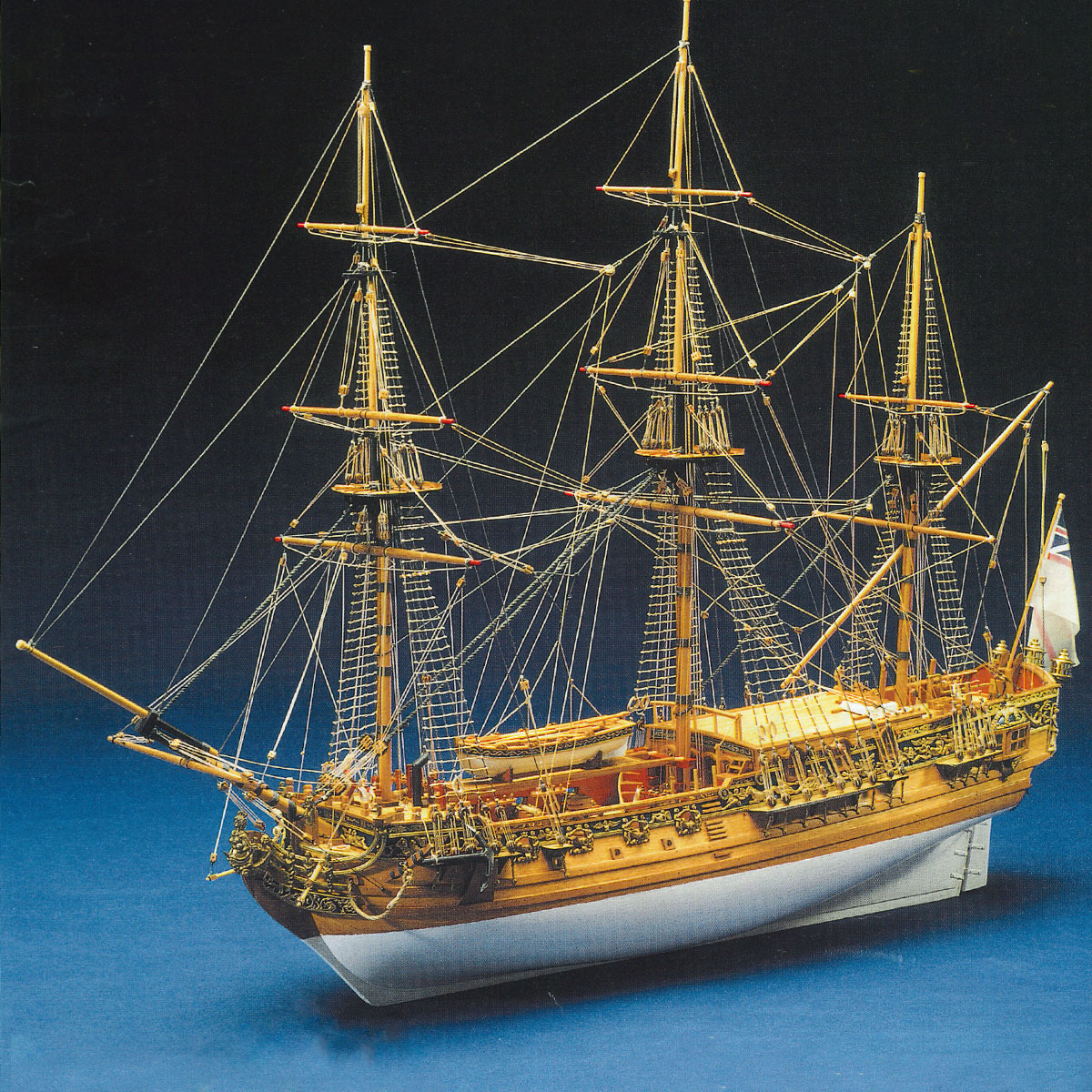 木製帆船模型キット ロイヤルキャロライン