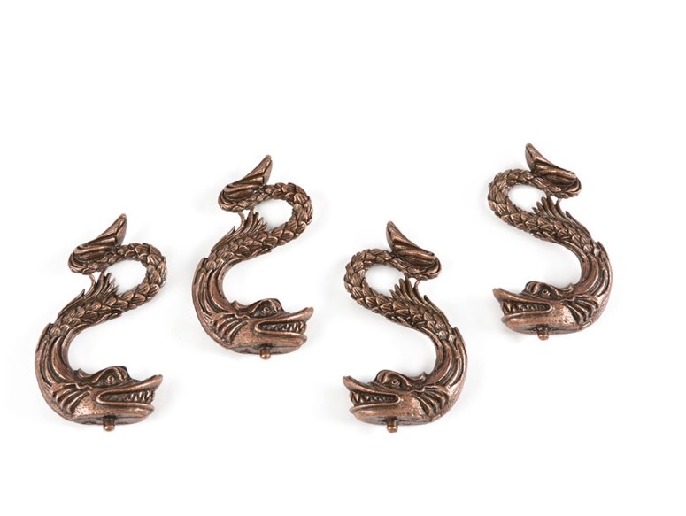 ドルフィン（金属飾り支柱））/1セット（4）の画像