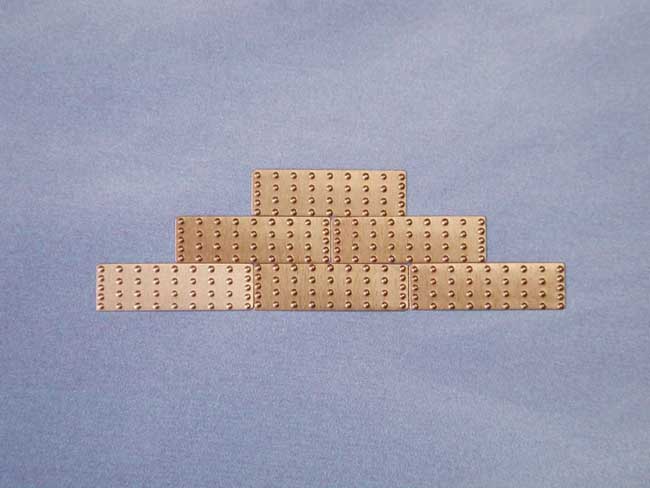 船底用銅板（１００枚）19×5.5×0.15mmの画像