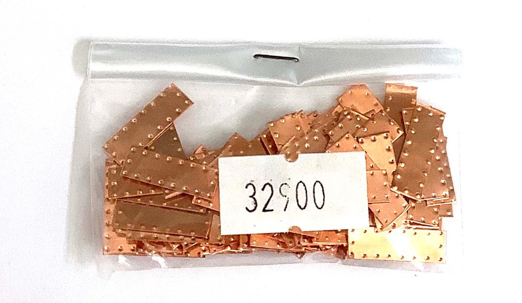 銅板（船底用）5×15mm 100枚の画像