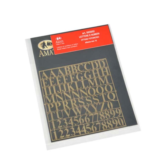 きりぬき文字（真鍮）10mmの画像