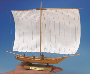 ミニ和船シリーズ　帆引き船画像