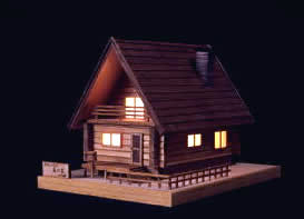 あかりシリーズ　NO.2ログハウス森の家　画像