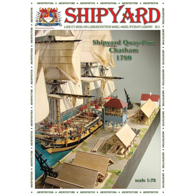 チャタム港　１７８０ scale1/72の画像