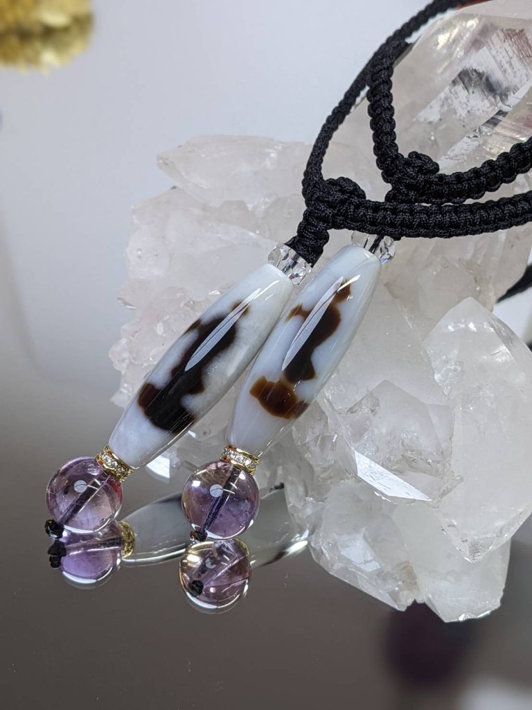 ◇マイメロ◇龍眼天珠とゴールドルチル・北投石・ラブラドライト・イーグルアイ 大人気アイメイクブランド「ラブ・ライナー」よりツルハグループ限定