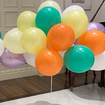 完成品 【バルーンリリース 配達セット】　QL11インチ　40個 　オリジナルカラー02の画像