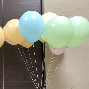 完成品 【バルーンリリース 配達セット】　QL11インチ　40個 　オリジナルカラー03の画像