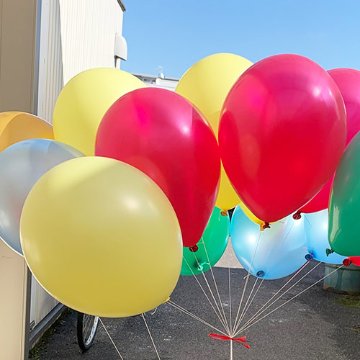 完成品 【バルーンリリース 配達セット】　QL11インチ　40個 　オリジナルカラー04の画像