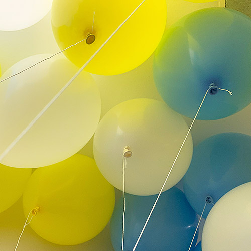 完成品 【バルーンリリース 配達セット】　QL11インチ　40個 　の画像