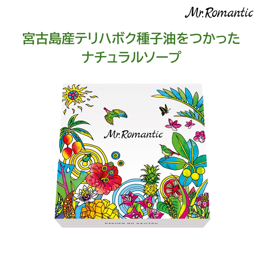 Mr.Romantic 宮古島の植物成分配合ナチュラルソープ 合成化学物質無添加石鹸の画像