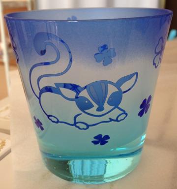 お買い得です！　　フクモモグラス・ブルー&水色画像