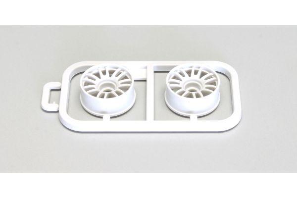 京商 MZH131W-N1B マルチホイールIIナロー/オフセット1.0 (ホワイト/RE30/2本入)の画像