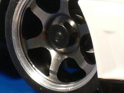 アトラス OP8-220 MINI-Z AWD アルミホイール ガンメタ(GM)ワイド +2.5mmの画像