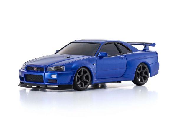 京商 MZP487MB ASC MA-020S 日産 スカイライン GT-R R34 V.specⅡ ニュル メタリックブルーの画像