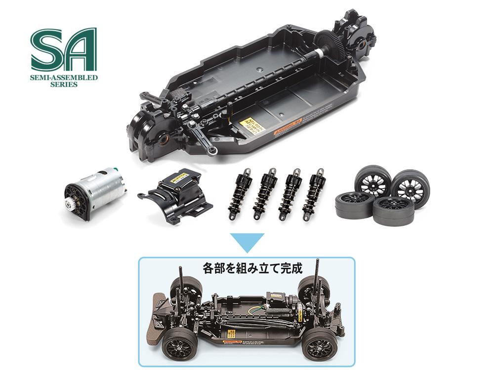 タミヤ 57986 1/10RC ファーストトライ RCキット（オンロードカータイプTT-02シャーシ）の画像