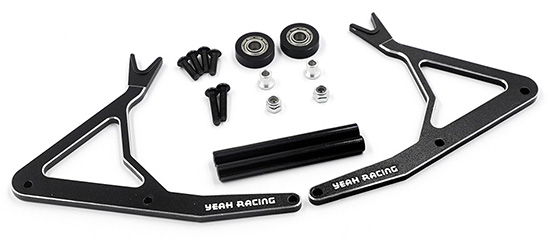 YeahRacing KYMC-007BK 京商 1/8 バイク用 アルミスタンド ブラックの画像
