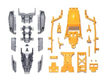 タミヤ 47535【RC特別企画】DT-04 C (クリヤースモーク) / F (キャメルイエロー)の画像