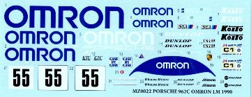 MZ DECALS MZ0022 962C OMRON LM 89（水転写デカール）画像